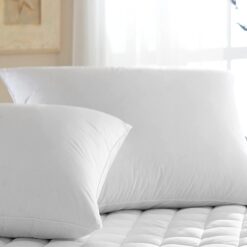 Luxury Comfort Duck Feather & Down Pillow Pair