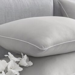 Luxury Duvet Set Grey 200 Thread Count 100% Soft Cotton