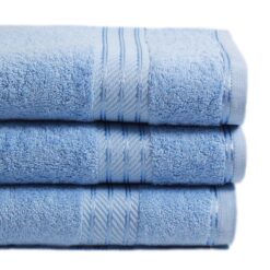 Luxury Egyptian Collection 100 % Cotton Towels 500GSM Cobalt Blue Supreme - jumbo-sheet