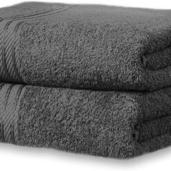 Luxury Towels 100% Cotton 500GSM Charcoal Supreme