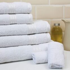 Luxury White Egyptian Collection 100 % Cotton Towels 500 GSM Supreme