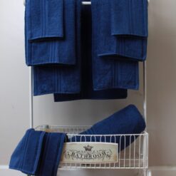Matching Towel Set Navy Blue