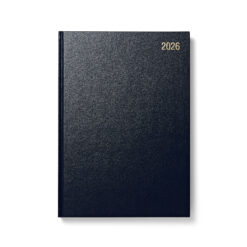 Morgan's Direct 2026 A4 Diary Day Per Page Planner with Hard Cover - blue