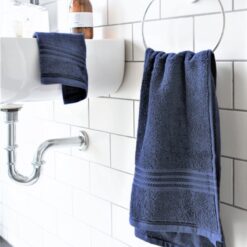 Navy Luxury Egyptian Collection Towels 100% Cotton 500 GSM Supreme