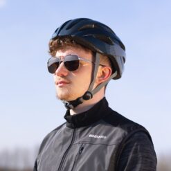 Oxford Force One Gold Metal Frame Brown Lens Sunglasses