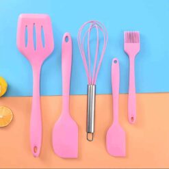 Pink Baking Utensil Set