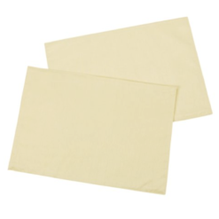 Placemats 2 Pack Faux Silk Cream
