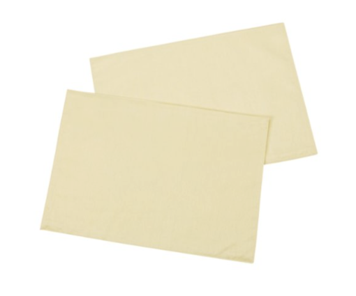 Placemats 2 Pack Faux Silk Cream