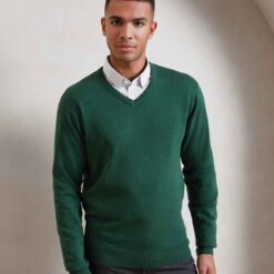 Premier Knitted Cotton Acrylic V Neck Sweater