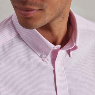 Premier Long Sleeve Striped Oxford Shirt