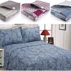 Quilted Bedspreads Patchwork & Floral designs