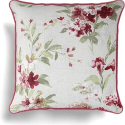 Red Flower Cushions Jeannie 43 x 43 cm