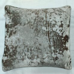 restmor Crushed Velour Cushion Covers Pack of 2 in Mink, Champagne or Chocolate 45 x 45 cm