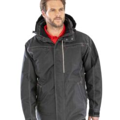 Result Work-Guard Denim Texture Rugged Jacket