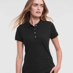 Russell Ladies Stretch Piqué Polo Shirt