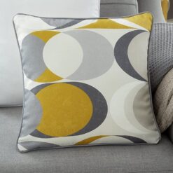 Sander Cushion Cover Ochre Yellow