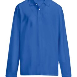 SOL'S Unisex Pacific Long Sleeve Piqué Polo Shirt - Royal Blue, 5XL