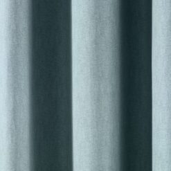 Sorbonne Duck Egg Blue Eyelet Curtains Plain Design by Fusion
