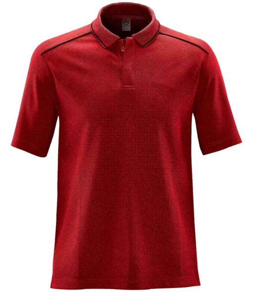 Stormtech Endurance HD Polo Shirt - Bright Red/Black, 3XL