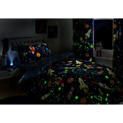 Supersonic Glow In The Dark Duvet Cover Set