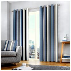 Whitworth Blue Stripe Cushion by Fusion