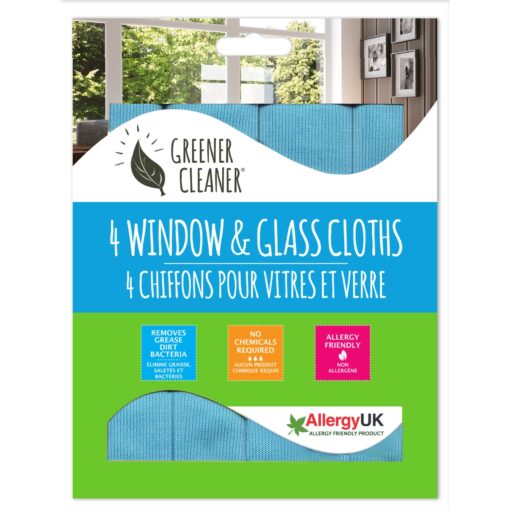 4 Pack Window Cleaning Cloths