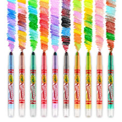 10 Swirl Mini Twistable Crayons