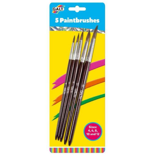 5 Paintbrushes - Galt