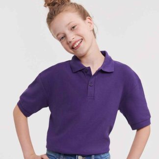 Russell Schoolgear Kids Poly/Cotton Piqué Polo Shirt