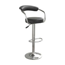 Drenzy Height Adjustable Breakfast Bar Stool Chrome Base
