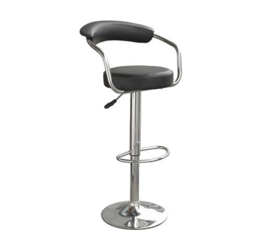 Drenzy Height Adjustable Breakfast Bar Stool Chrome Base