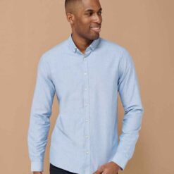 Henbury Modern Long Sleeve Regular Fit Oxford Shirt