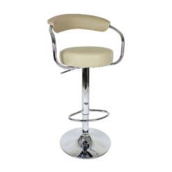 Lazio Adjustable Bar Stool Cream