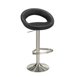Lunar Adjustable Bar Stool - Black