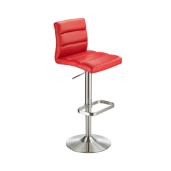 Swank Adjustable Bar Stool Red