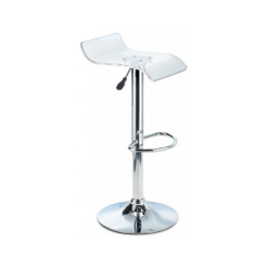 Tina Acrylic Bar Stool Height Adjustable - Clear 1