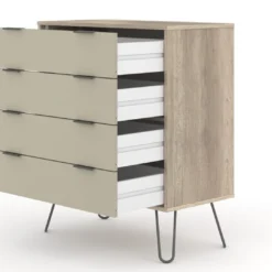 Augustine Driftwood 4 Drawer Chest Of Drawers