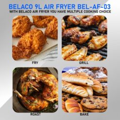 Belaco Air Fryer 9L Dual Zone