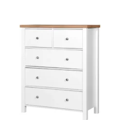 Cannory 2+3 Drawer Chest White