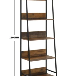 Canour Bookcase With 4 Shelves Narrow