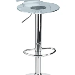 Celeston Clear Breakfast Bar Stool Perspex Height Adjustable