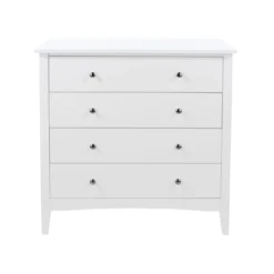 Dwenbe 4 Drawer Chest - White