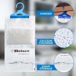 Efficient Moisture Control with Belaco Set of 12 Hanging Dehumidifiers