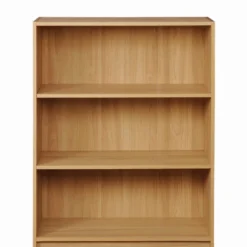 Enantial Low Wide Bookcase Oak