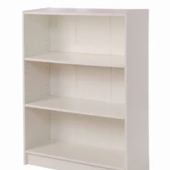 Enantial Low Wide Bookcase White