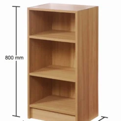 Enantial Small Narrow Bookcase Oak