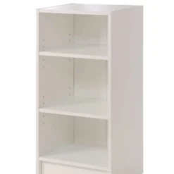 Enantial Small Narrow Bookcase White