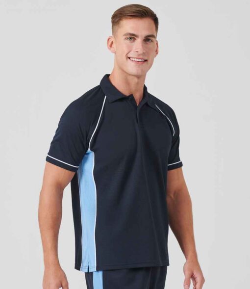 Finden + Hales Performance Piped Polo Shirt