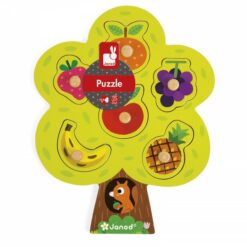 Fruit Tree Peg Wooden Puzzle by Janod