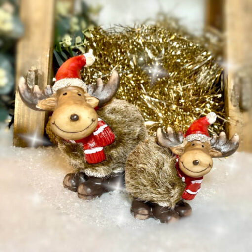 Furry Reindeer - 2 sizes - Set 2